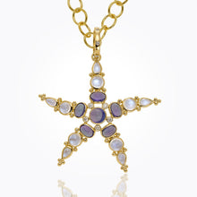 Load image into Gallery viewer, 18K Sea Star Pendant