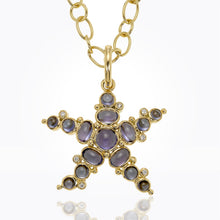 Load image into Gallery viewer, 18K Sea Star Pendant