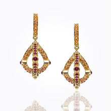 Load image into Gallery viewer, 18K Stupa Earrings