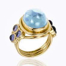 Load image into Gallery viewer, 18K St. Paolo Classic Ring with tanzanite granulation