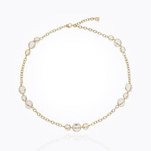 Load image into Gallery viewer, 18K Amulet Necklace with rock crystal and diamond