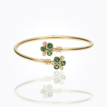 Load image into Gallery viewer, 18K Classic Trio Bellina Bangle