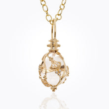 Load image into Gallery viewer, 18K Lotus Amulet