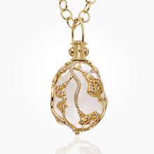 Load image into Gallery viewer, 18K Lotus Amulet