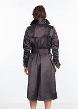 Load image into Gallery viewer, Trench Coat in Black