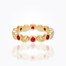 Load image into Gallery viewer, 18K Arcadia Ring with ruby
