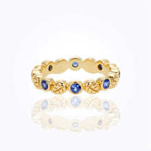 Load image into Gallery viewer, 18K Arcadia Ring with blue sapphire