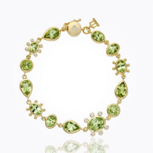 Load image into Gallery viewer, 18K Halo Link Bracelet with diamond