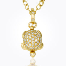 Load image into Gallery viewer, 18K Small Turtle Locket