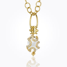 Load image into Gallery viewer, 18K Matisse Amulet with rock crystal - 16x11mm