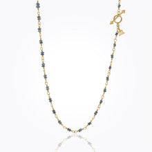 Load image into Gallery viewer, 18K Karina Necklace with cabochon blue sapphire