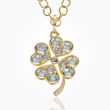Load image into Gallery viewer, 18K Clover Pendant