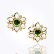 Load image into Gallery viewer, 18K Ottoman Cluster Earrings