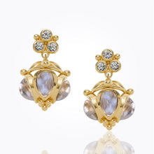 Load image into Gallery viewer, 18K Petal Drop Earrings