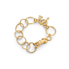 Load image into Gallery viewer, 18K Lion Arno Link Bracelet