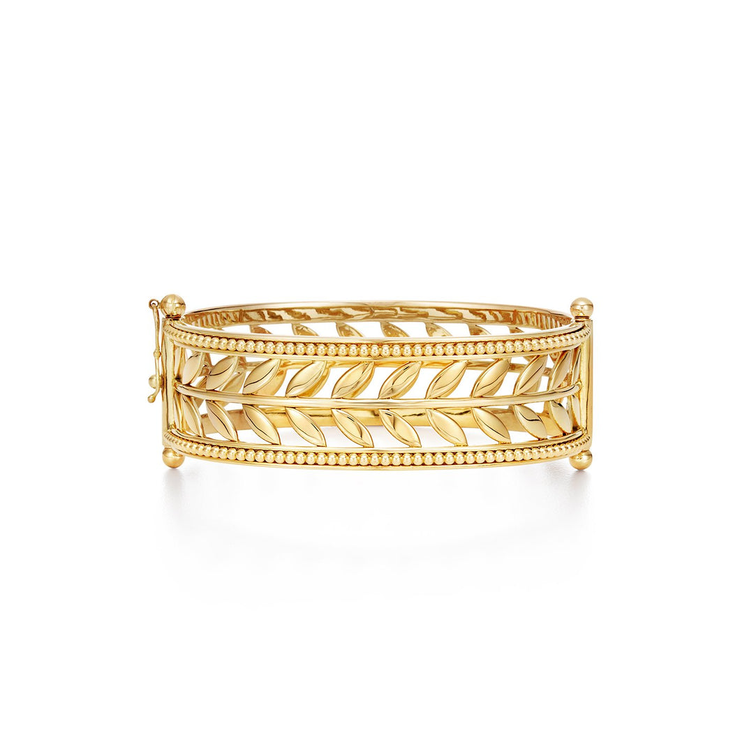 18K Granulated Vine Bracelet