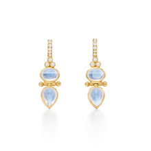 Load image into Gallery viewer, 18K Dynasty Double Moon Earrings