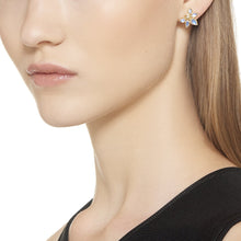 Load image into Gallery viewer, 18K Lotus Earrings