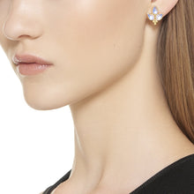 Load image into Gallery viewer, 18K Foglia Trio Earrings