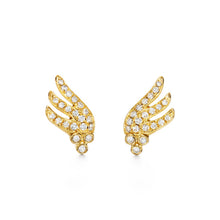 Load image into Gallery viewer, 18K Wing Earrings