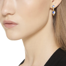 Load image into Gallery viewer, 18K Double Drop Earrings