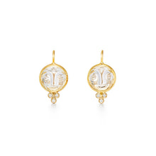 Load image into Gallery viewer, 18K Moonface Earrings