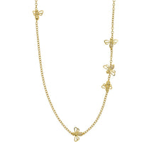 Load image into Gallery viewer, 18K Busy Bee Necklace