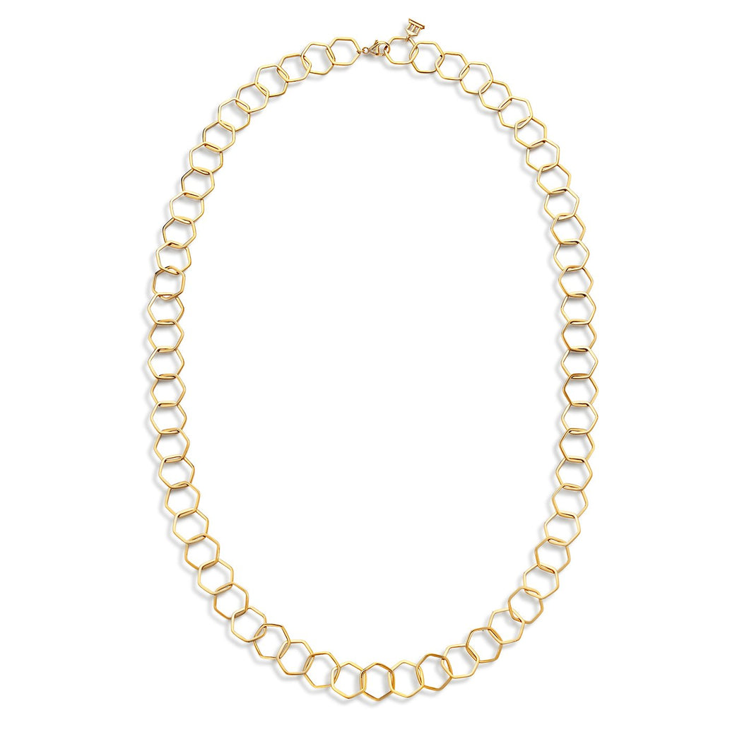 18K Large Beehive Chain