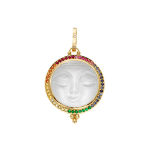 18K Moonface Pendant